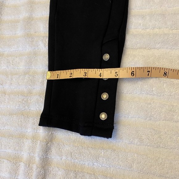 Pull-on stretchy pants with side ankle snap detail - NWT - Picture 14 of 16